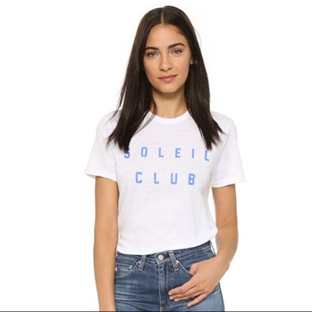 Soleil Club Super Soft Vintage Style Tee XS